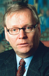 Hellre en robust kapitalist som motpart n den ansiktslsa dottergolagsekonomin, tycker Metalls frskningschef Eero Hovi. Foto: PEKKA ELOMAA