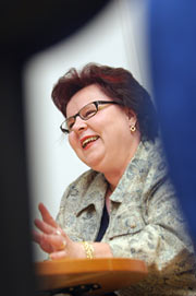 Irmeli Menp, chef fr Servicefacket. Foto: TUULIKKI HOLOPAINEN