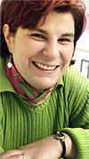 Tammerforsförsäljaren Pia Koski. Foto: PETRI LAITINEN