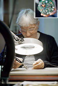 Lder med precision. Anna-Lena Eriksson. Foto: PATRIK LINDSTRM
