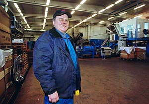 Esa Tapani, finskfdd frtroendeman p svenska Polarica. Foto: HELI SAARELA