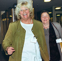 Margareta Winberg och Marianne Laxn. Foto: HELI SAARELA