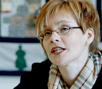 Christel Raunio, verksamhetsledare för Finlands Svenska Marthaförbund. Foto: MATTI YLIROTU