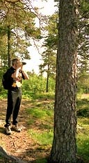 Lngtan till skog och mark har Uolevi Wallius burit med sig sen barndomsren. Foto: MATTI YLIROTU