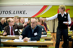 FFC:s fullmktige accepterar inte att arbetslshetsskyddet frsmras. Foto. HELI SAARELA