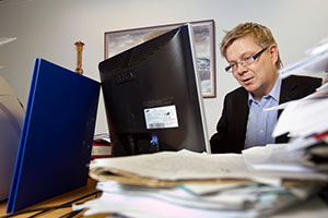 – Itella, Destia och VR r inte enskilda fall. En gemensam nmnare hr r statens allt mer usla garpolitik, sger Vesa Mauriala. Foto: TUULIKKI HOLOPAINEN
