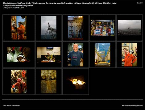 Till webgalleri Oljeplattformen Statfjord A