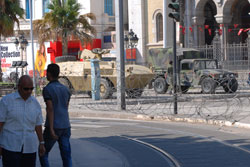 Revolten i Tunisien har inte varit lika vldsam som i grannlnderna. Foto: Leif Hansson